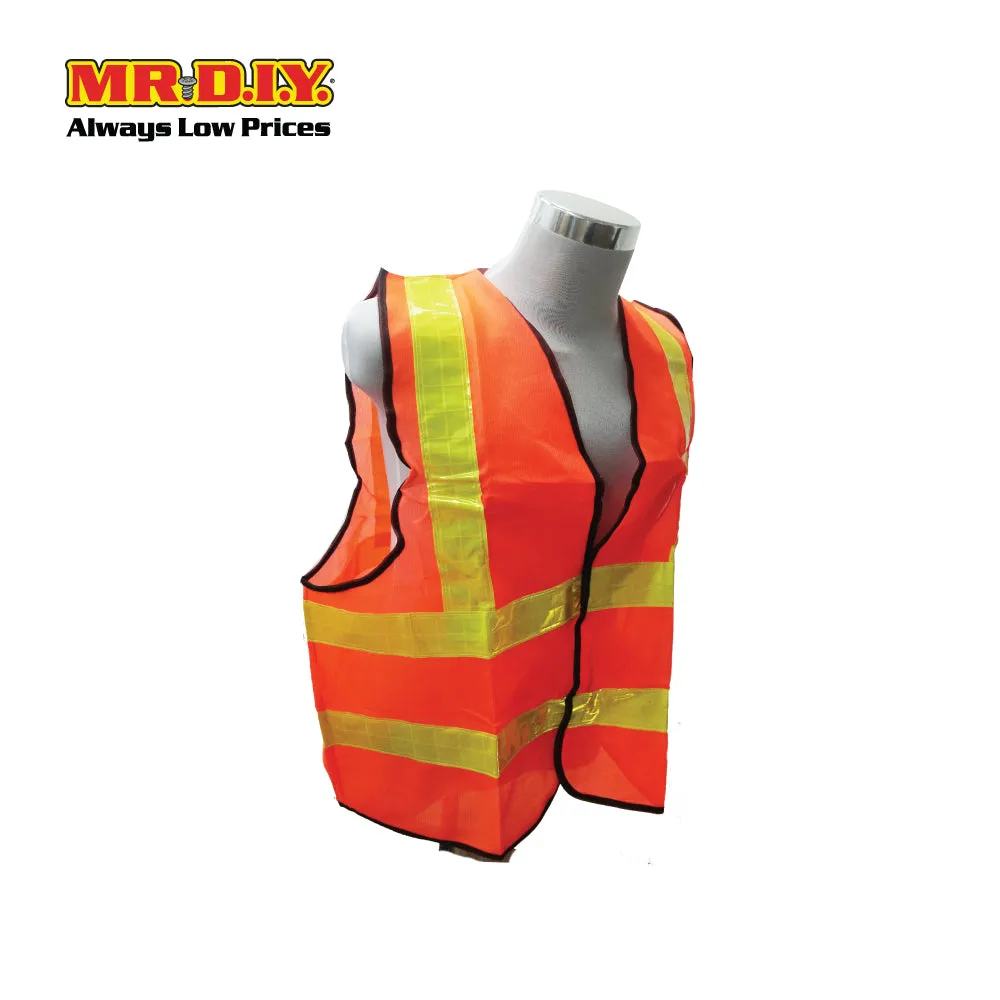 (MR.DIY) Reflective Polyester Safety Vest Orange (2XL)