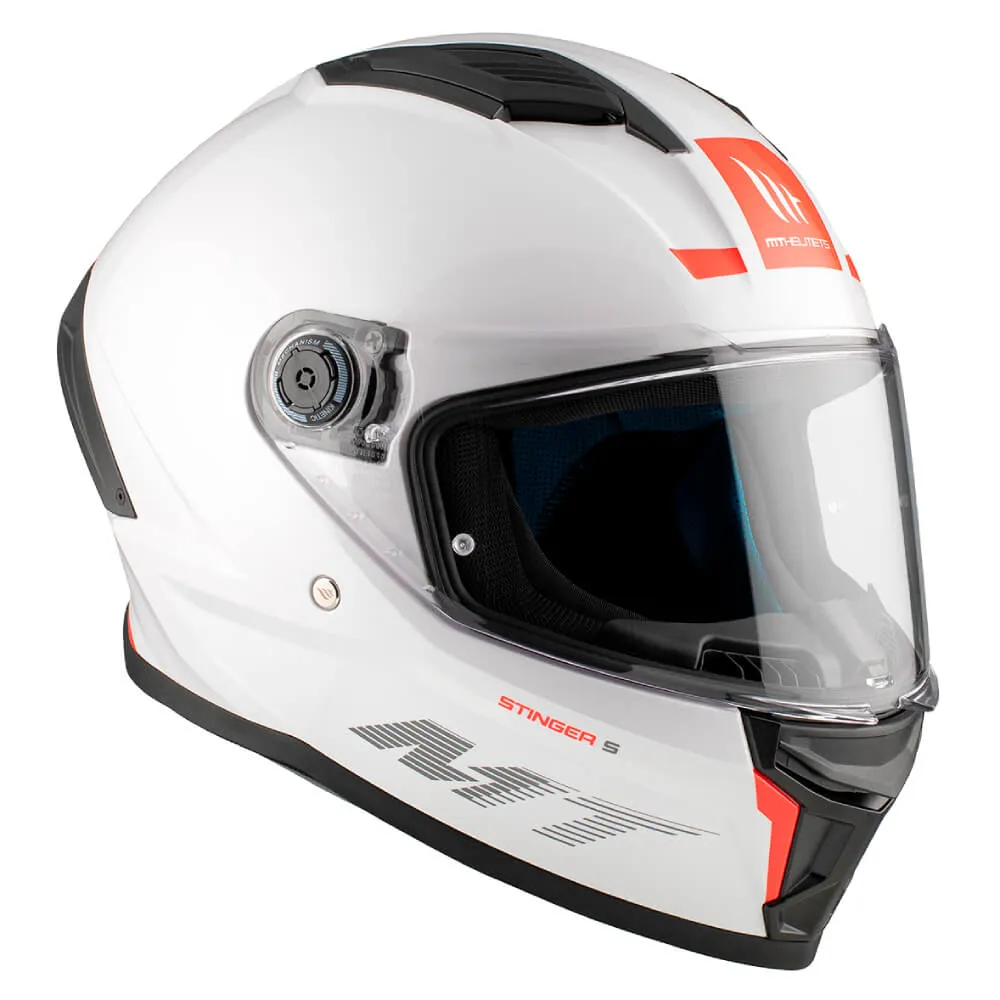MT Stinger 2 Helmet Solid A0 Gloss White