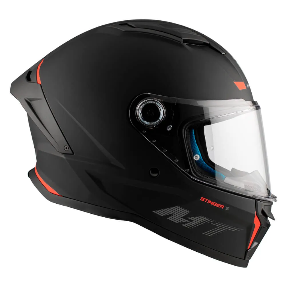 MT Stinger 2 Helmet Solid A1 Matt Black