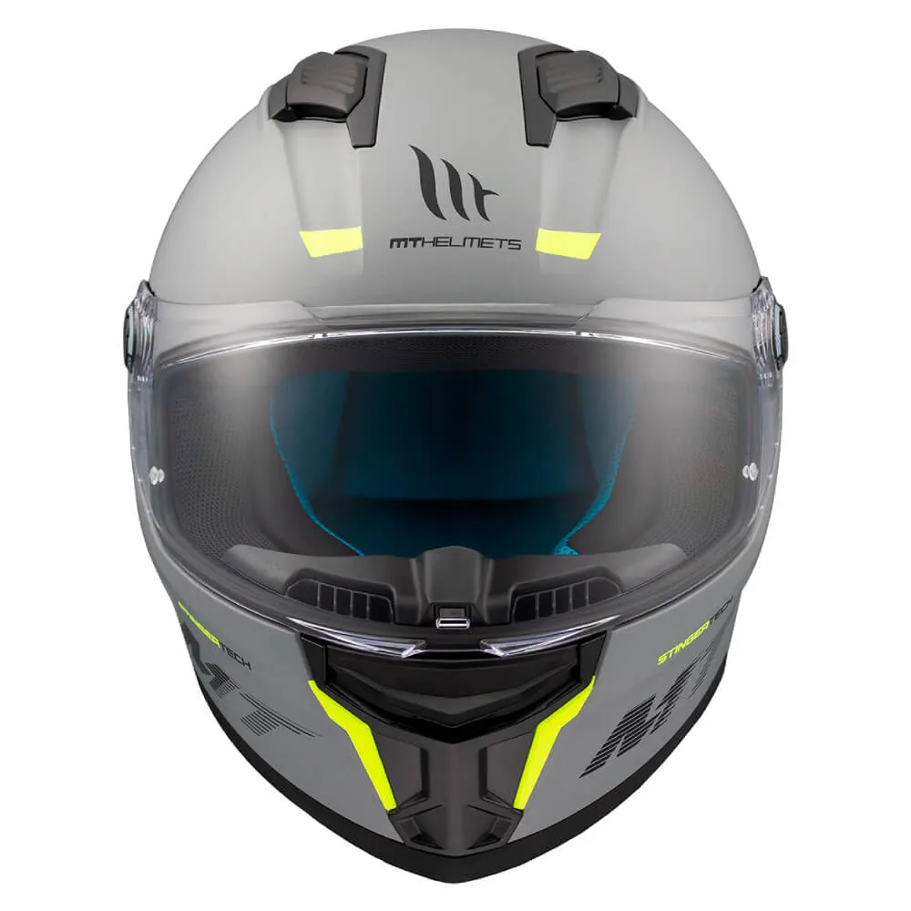 MT Stinger 2 Helmet Solid A2 Titanium Matt Grey