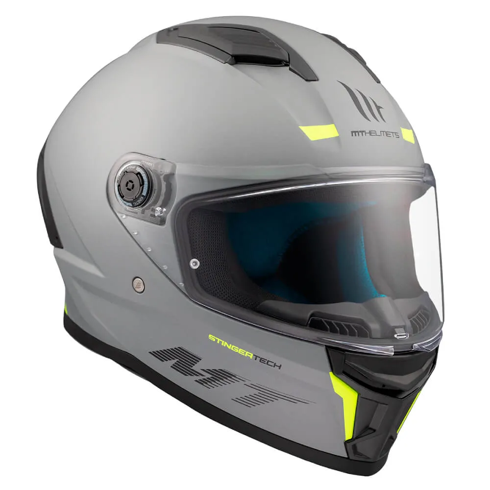 MT Stinger 2 Helmet Solid A2 Titanium Matt Grey