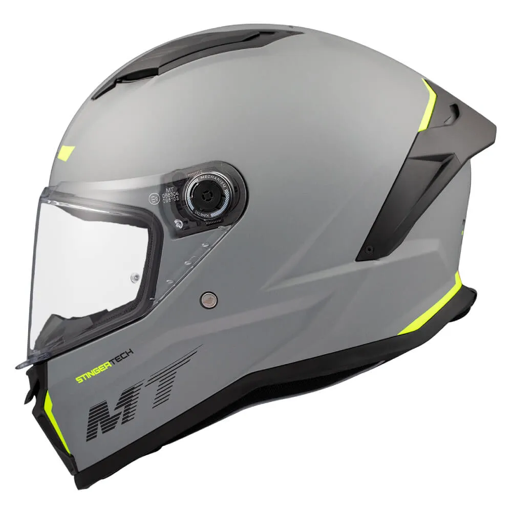 MT Stinger 2 Helmet Solid A2 Titanium Matt Grey