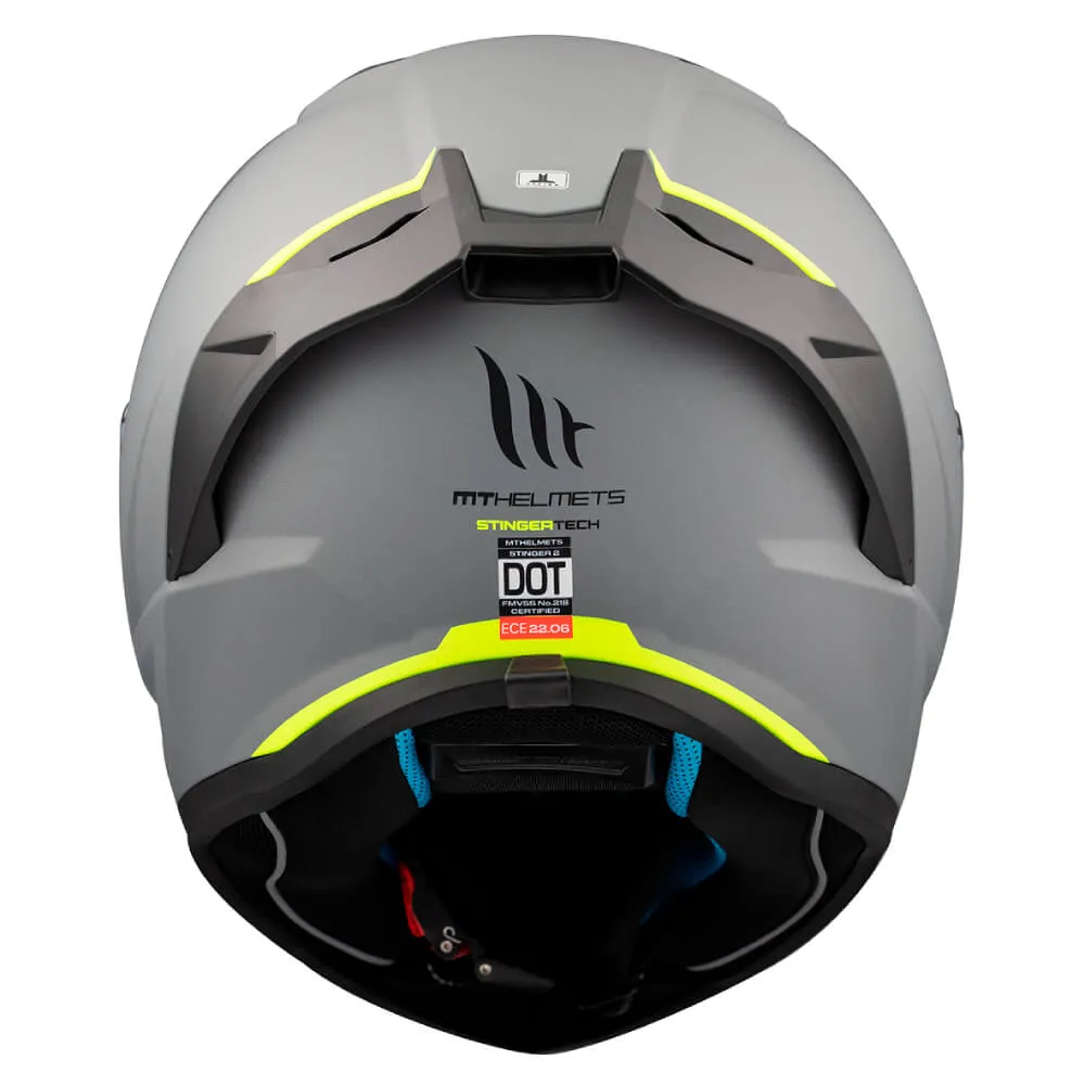 MT Stinger 2 Helmet Solid A2 Titanium Matt Grey