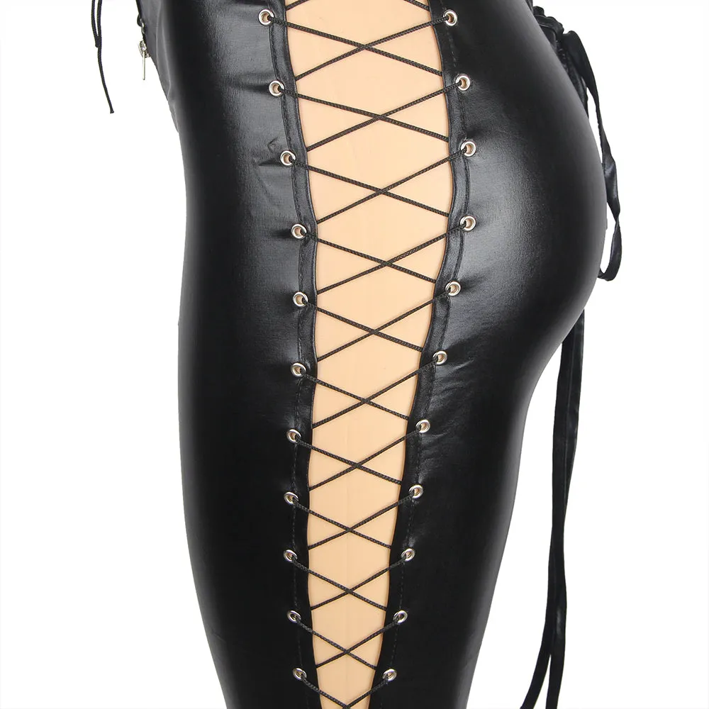 New Two-Way Zipper Catsuit Leather Egypt