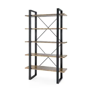 Odeon Etagere / Antique Brass and Dark Bronze