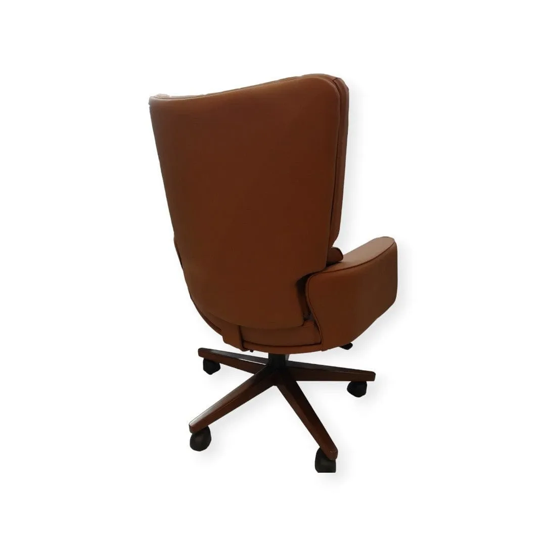 Office Innovations Grande high back swivel/tilt brown chair