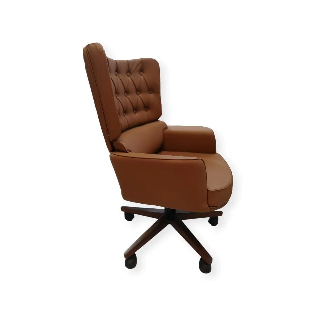 Office Innovations Grande high back swivel/tilt brown chair