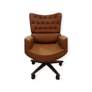 Office Innovations Grande high back swivel/tilt brown chair
