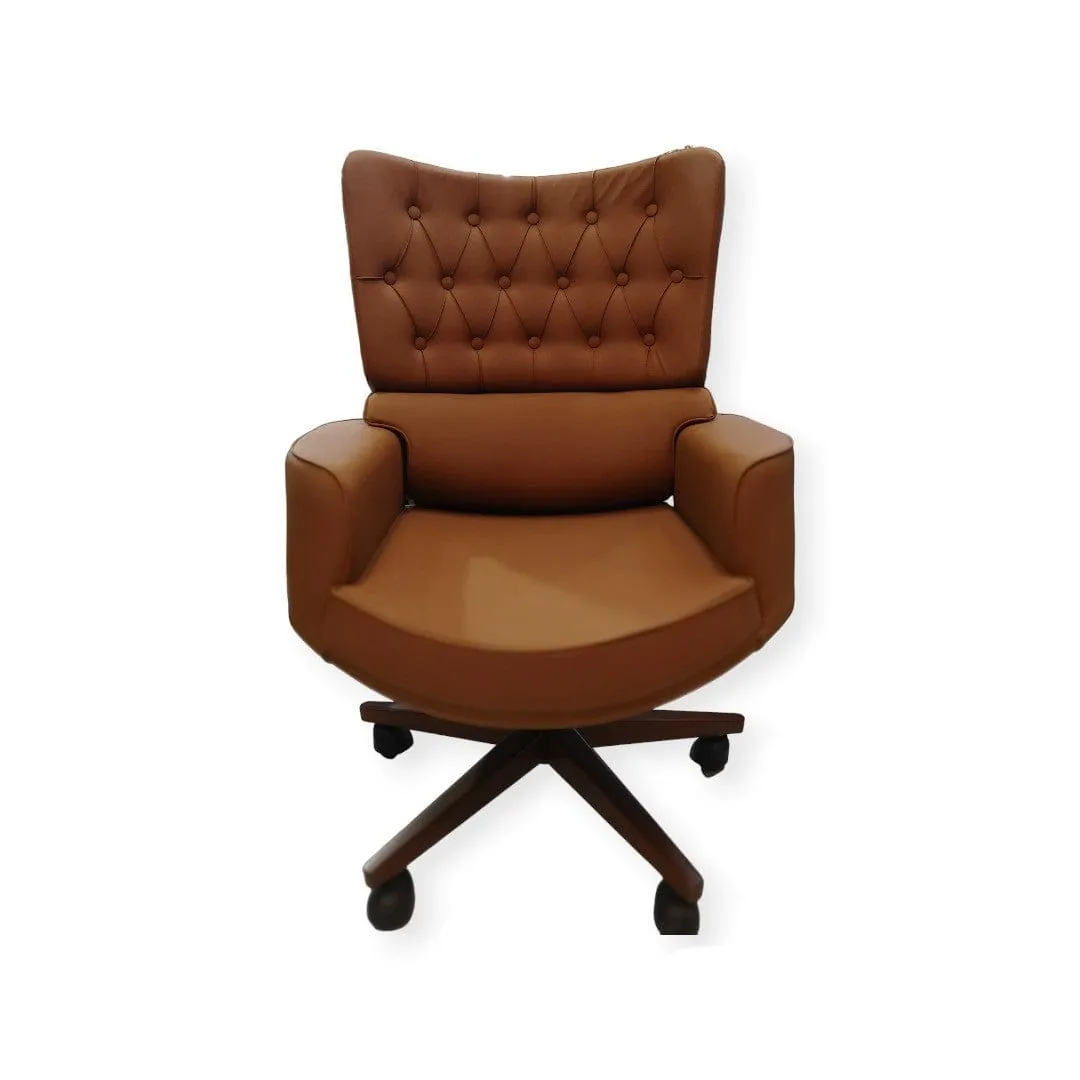 Office Innovations Grande high back swivel/tilt brown chair