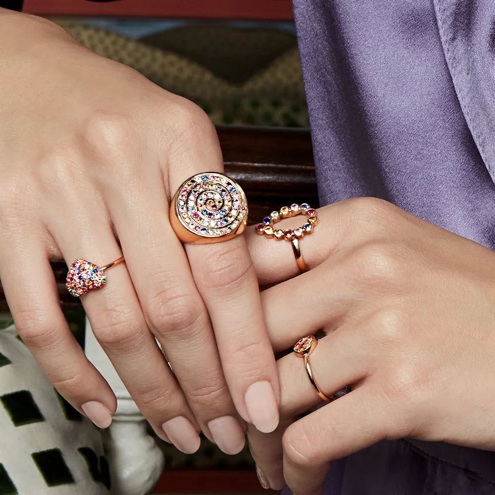 open pear ring