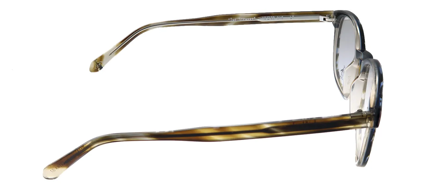 Original Penguin PE Stewart LT Rectangle Plastic Tortoise/ Havana Eyeglasses with Demo Lens
