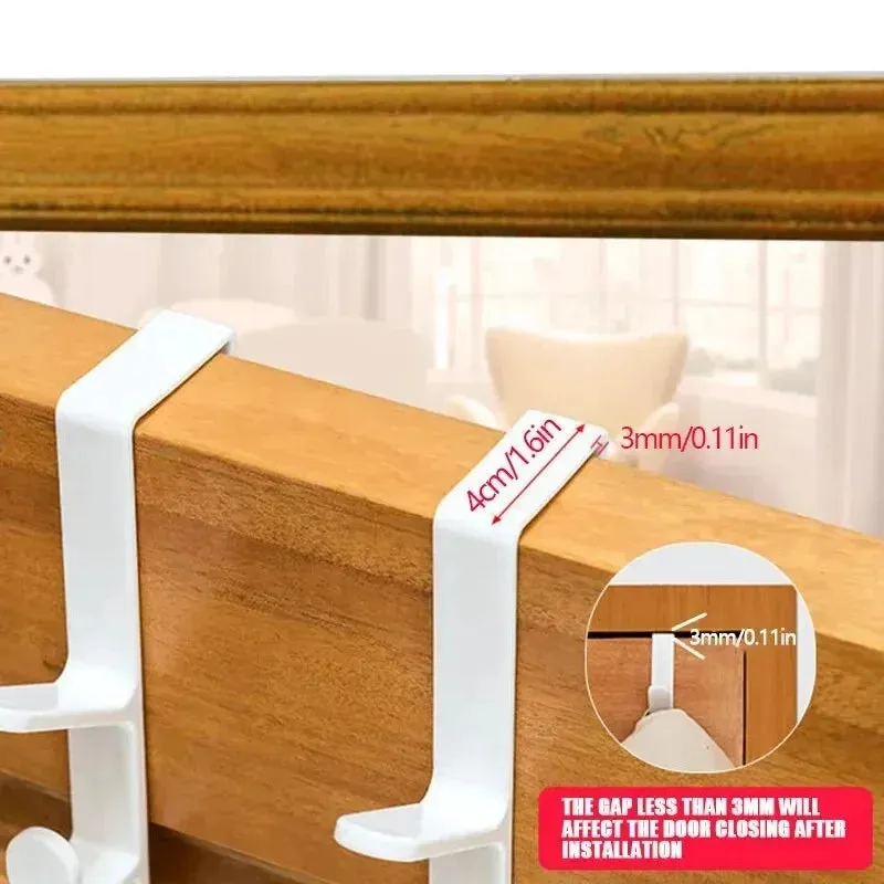 OverDoor Organizer Closet Hooks Stylish Storage Solution