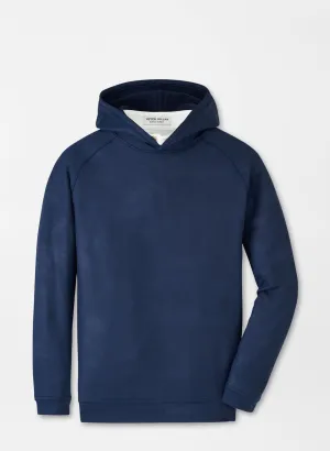 Peter Millar Mens Classic Fit Pine Youth Camo Performance Hoodie - NAVY