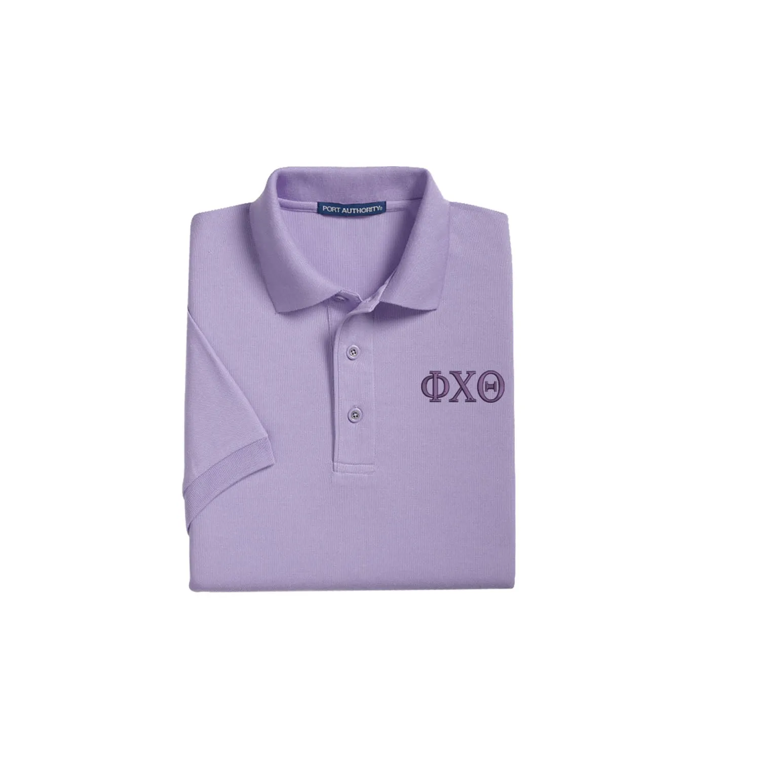Phi Chi Theta Cotton Pique Polo