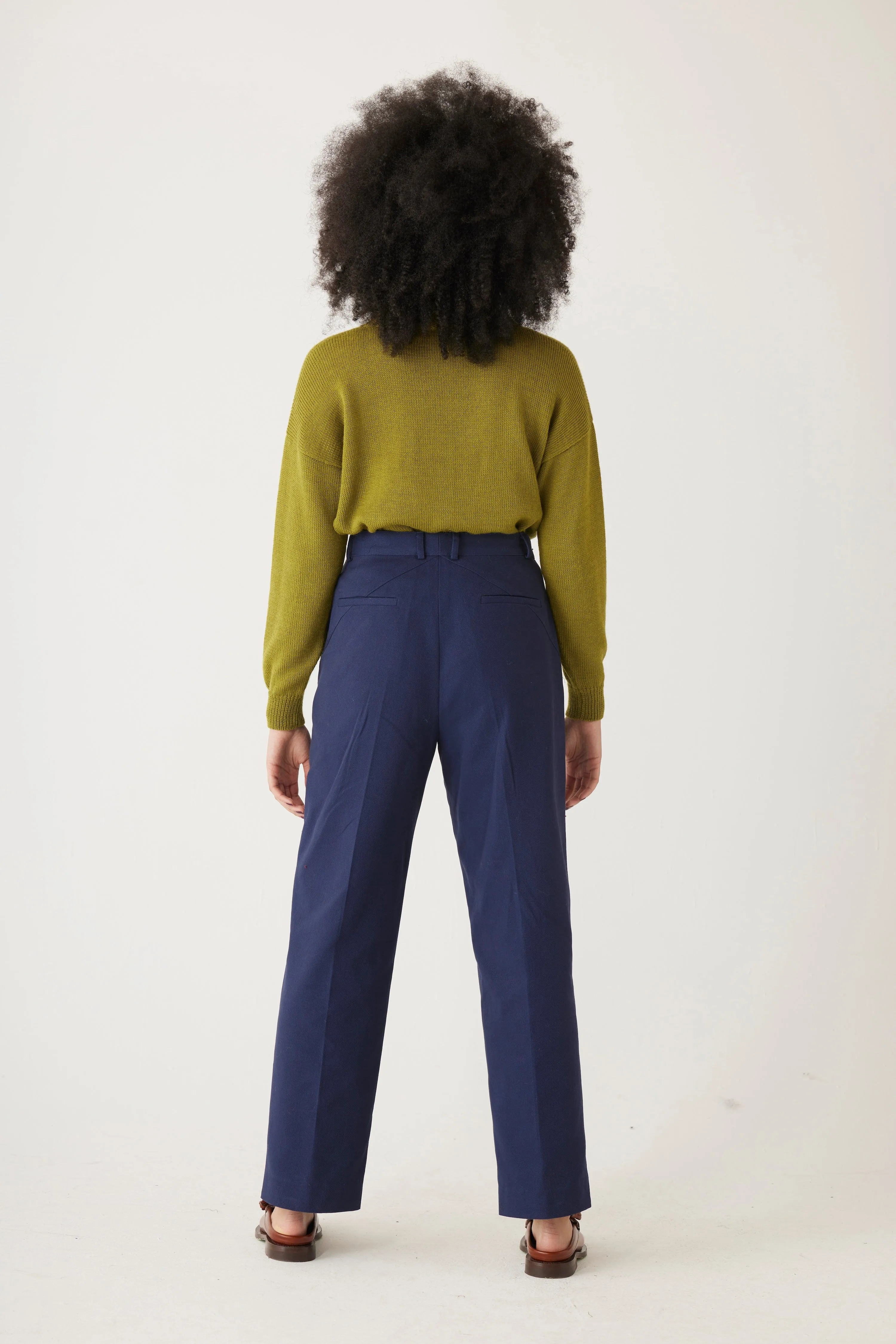 Piper Pant in Cotton Twill (Full Length)