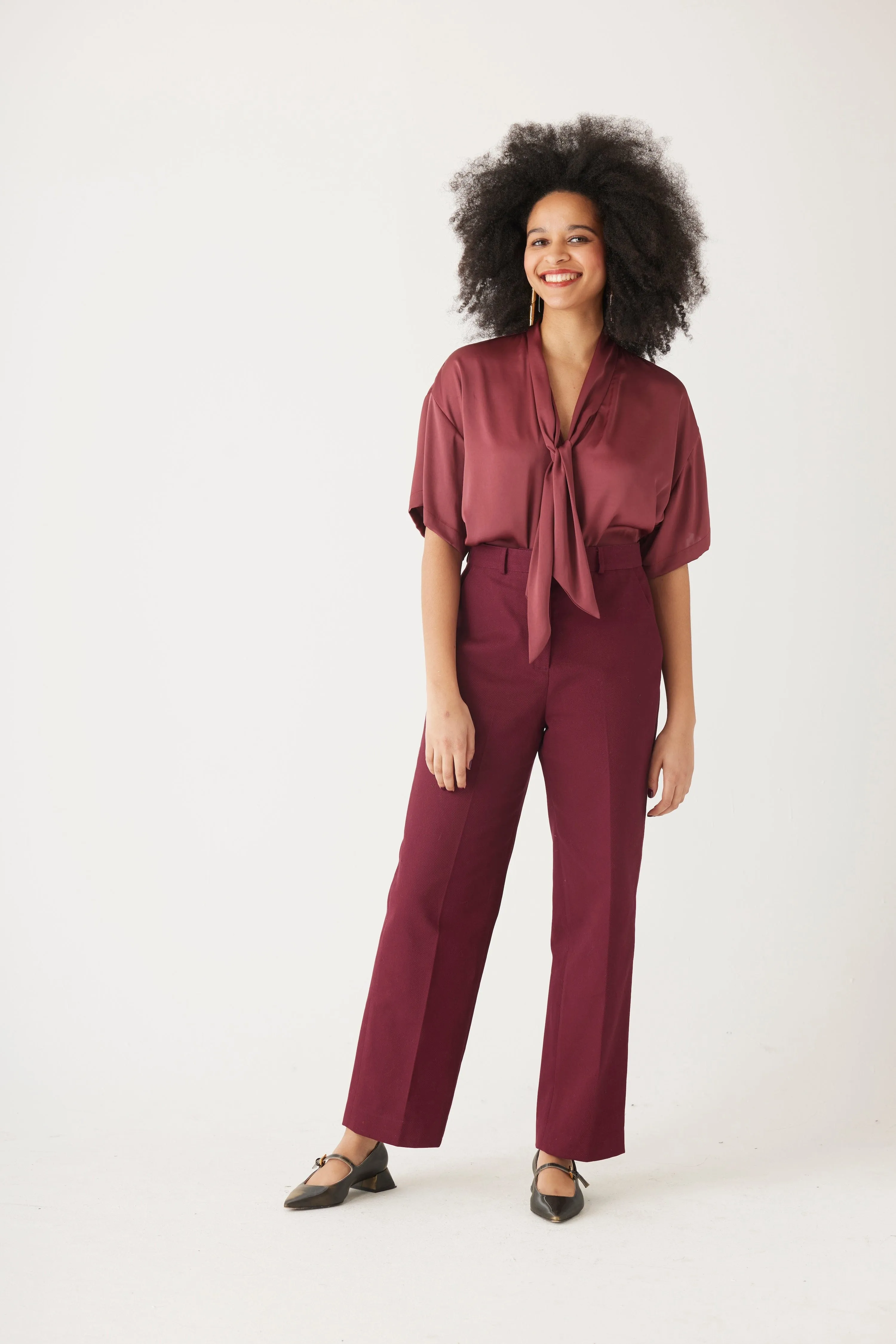 Piper Pant in Cotton Twill (Full Length)