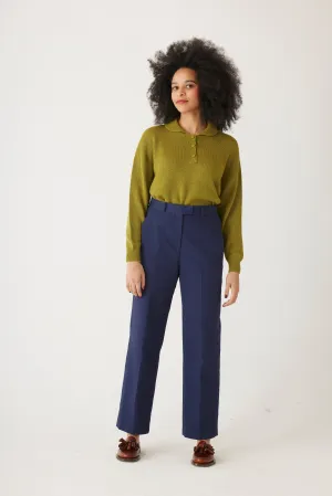 Piper Pant in Cotton Twill (Full Length)