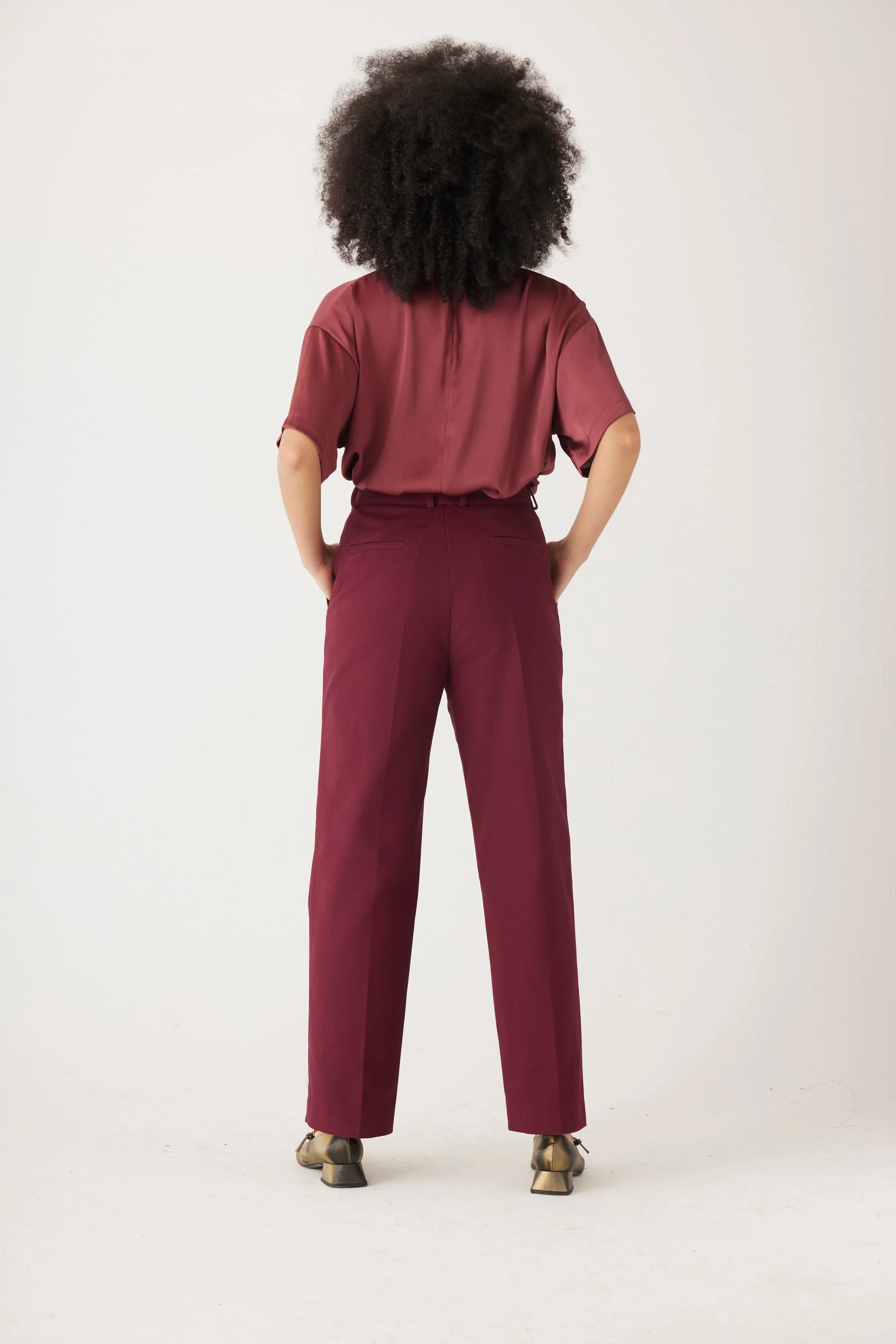 Piper Pant in Cotton Twill (Full Length)