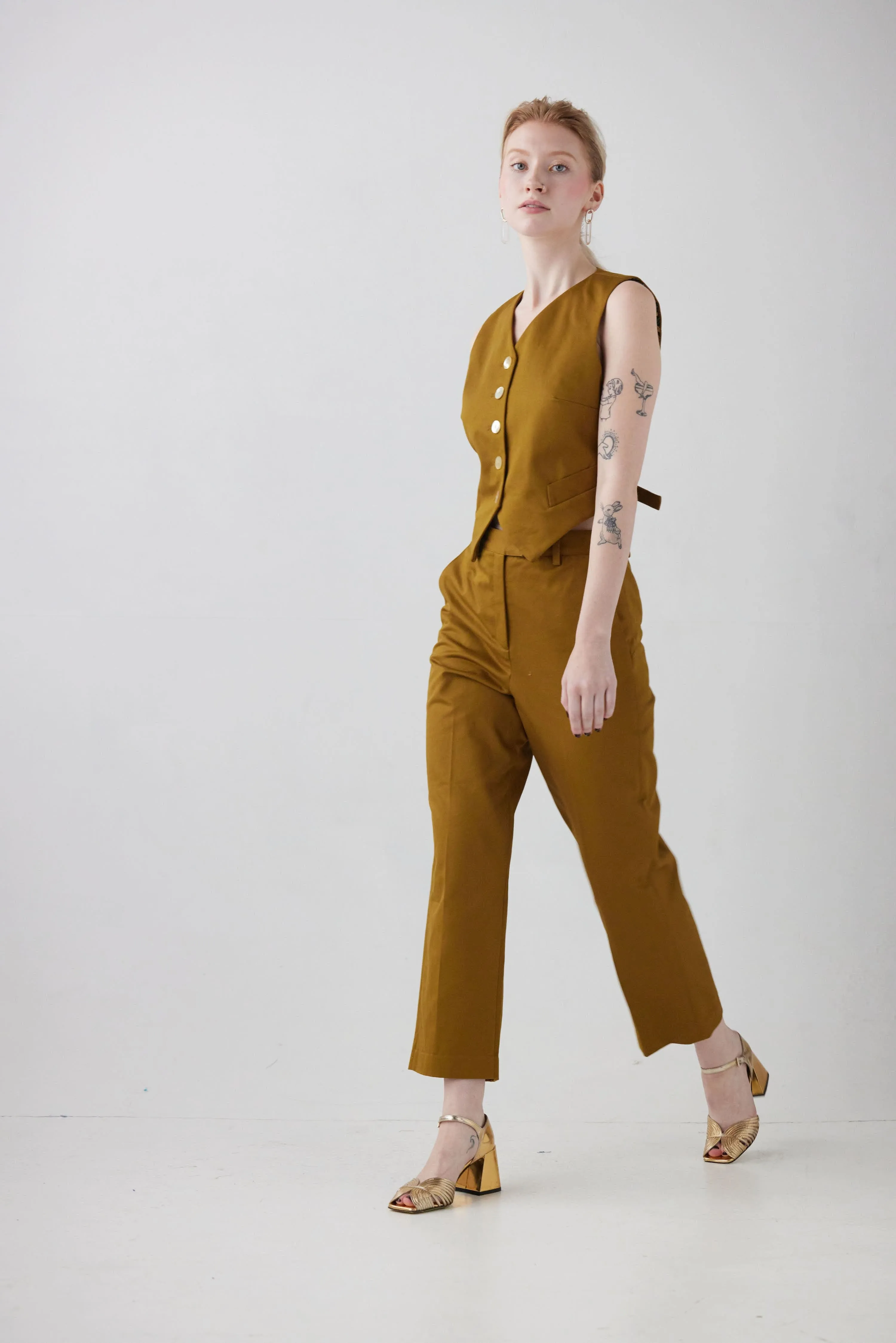 Piper Pant in Cotton Twill
