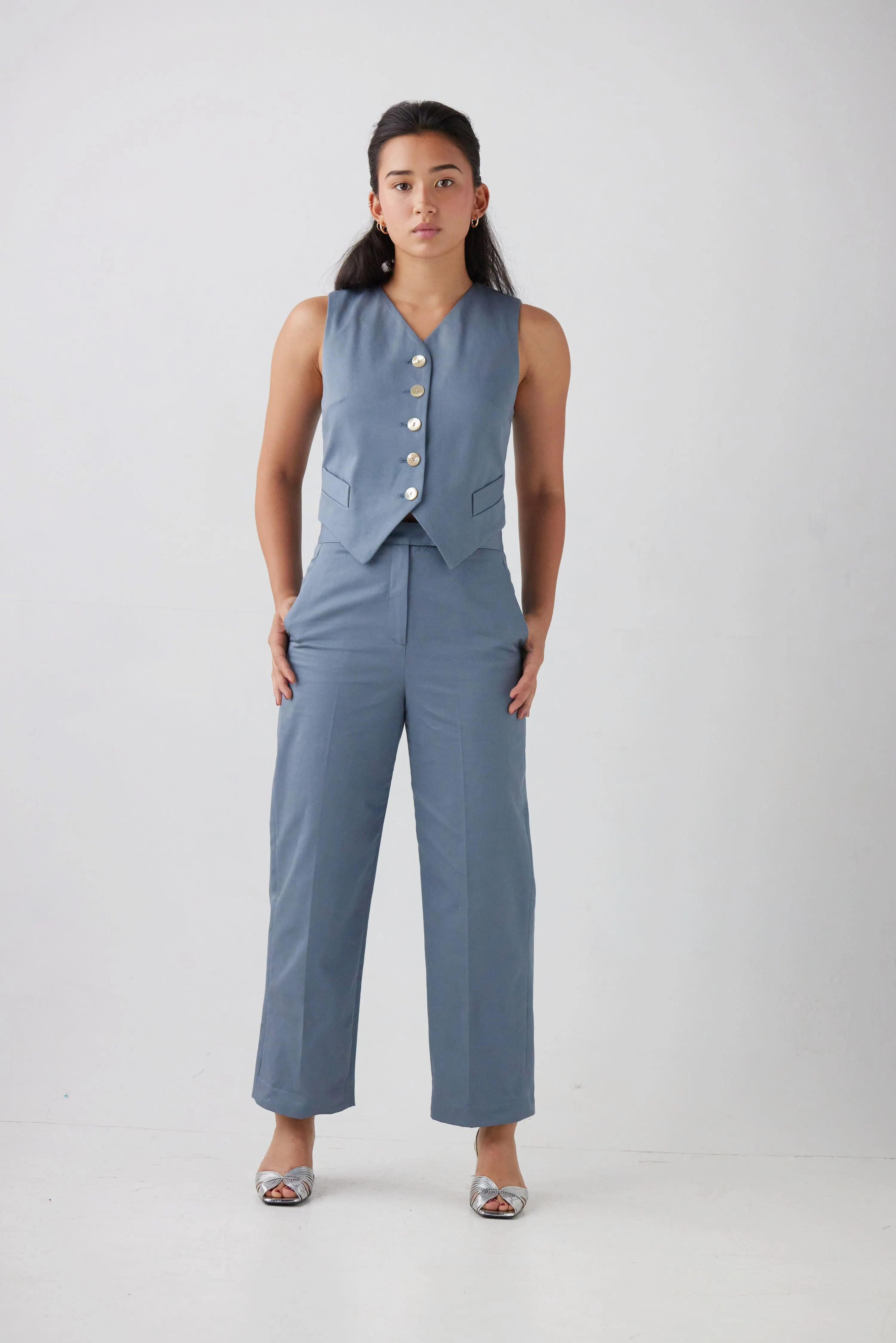 Piper Pant in Cotton Twill