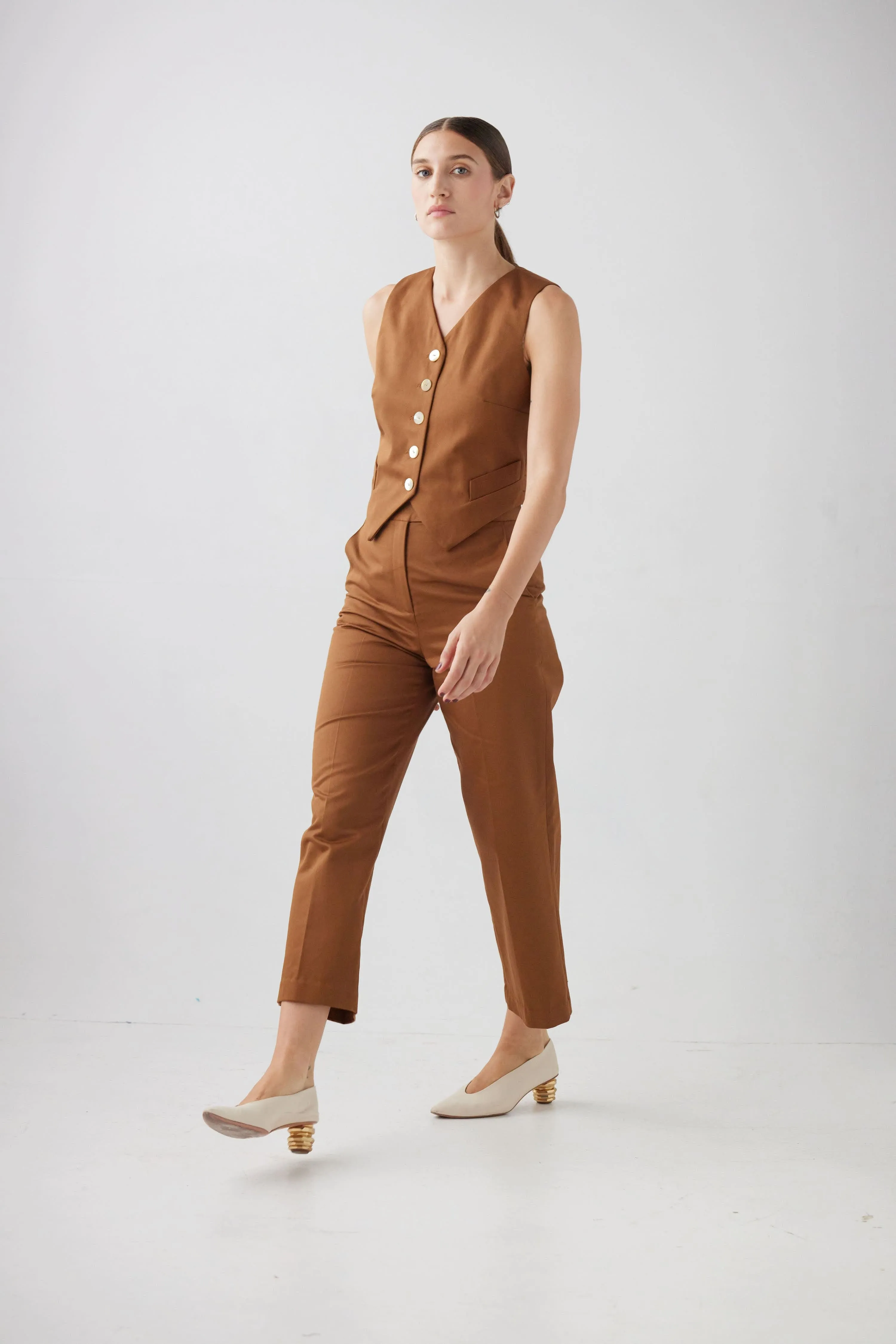 Piper Pant in Cotton Twill