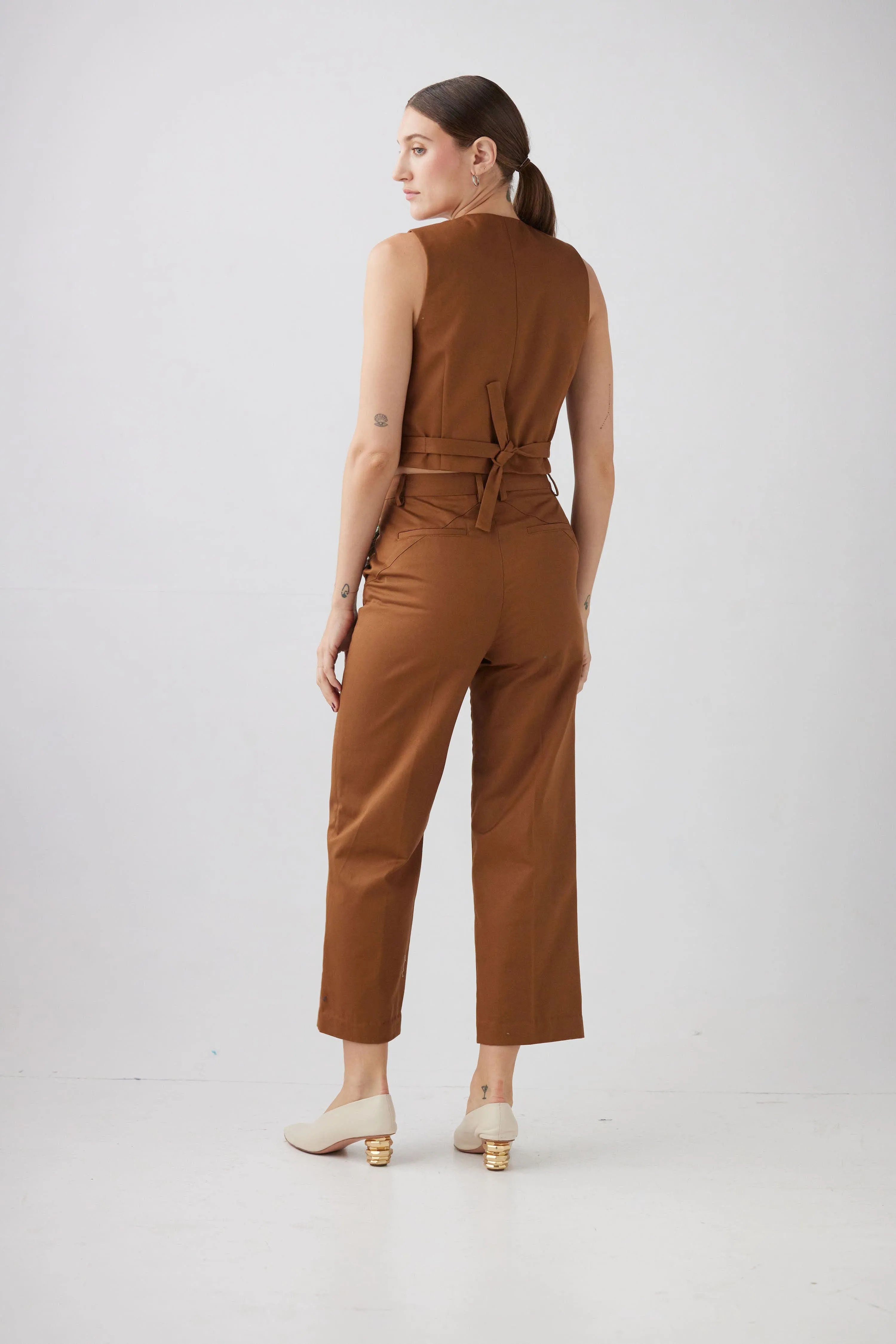 Piper Pant in Cotton Twill