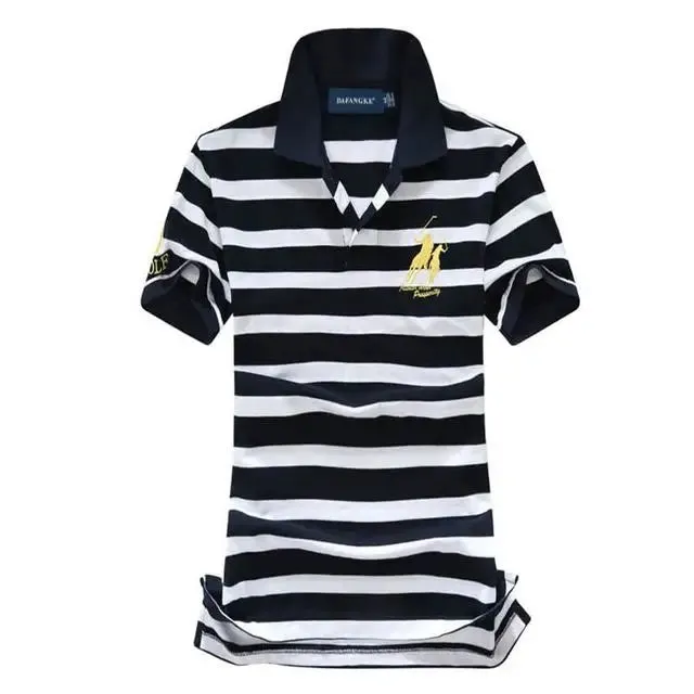 Polo femme bleu marine