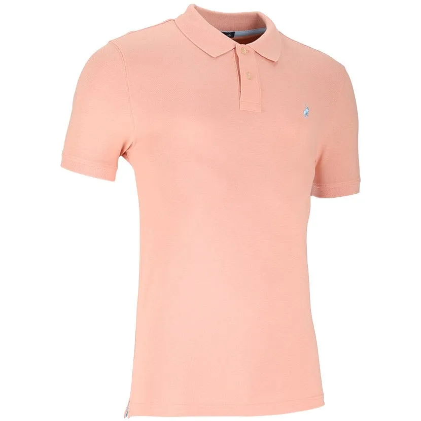 Polo Pique Short Sleeve Golfer Pink