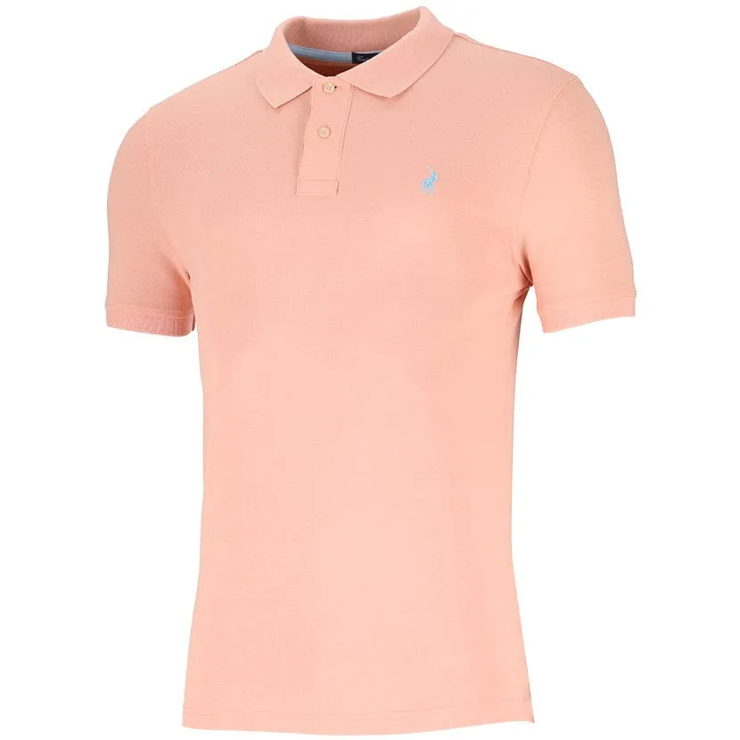 Polo Pique Short Sleeve Golfer Pink
