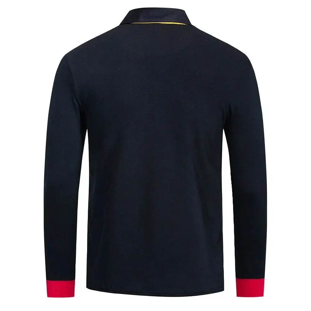 Polo rayé marin homme