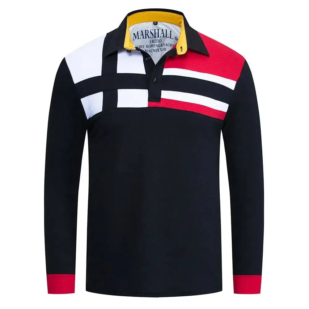 Polo rayé marin homme
