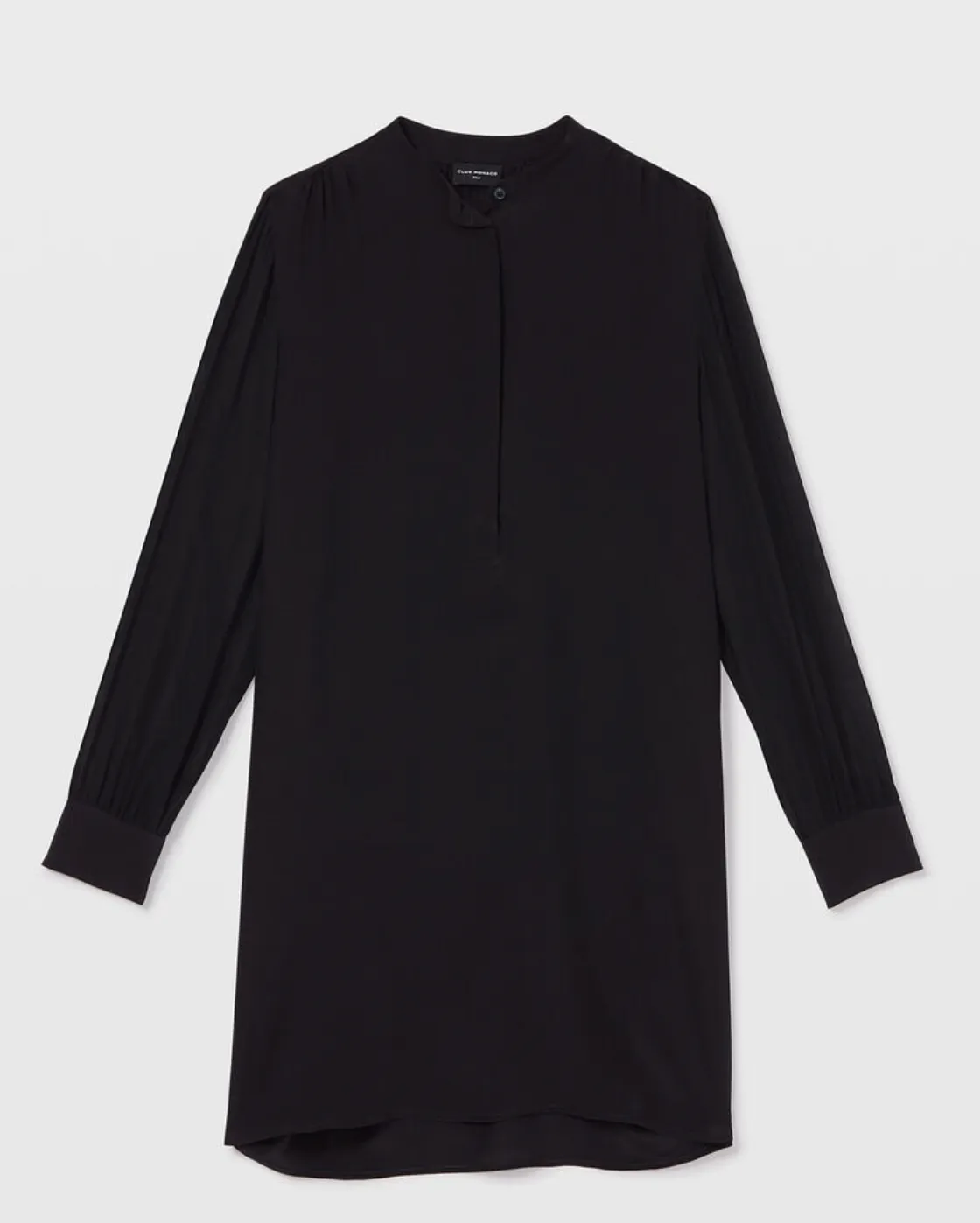 Popover Silk Tunic Dress