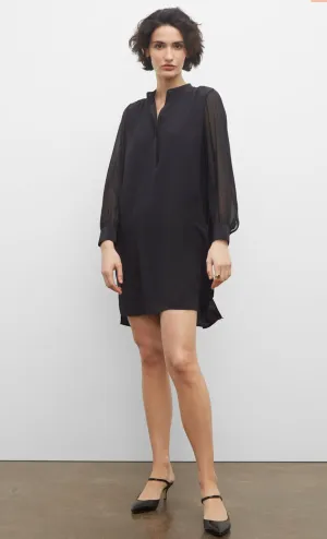 Popover Silk Tunic Dress