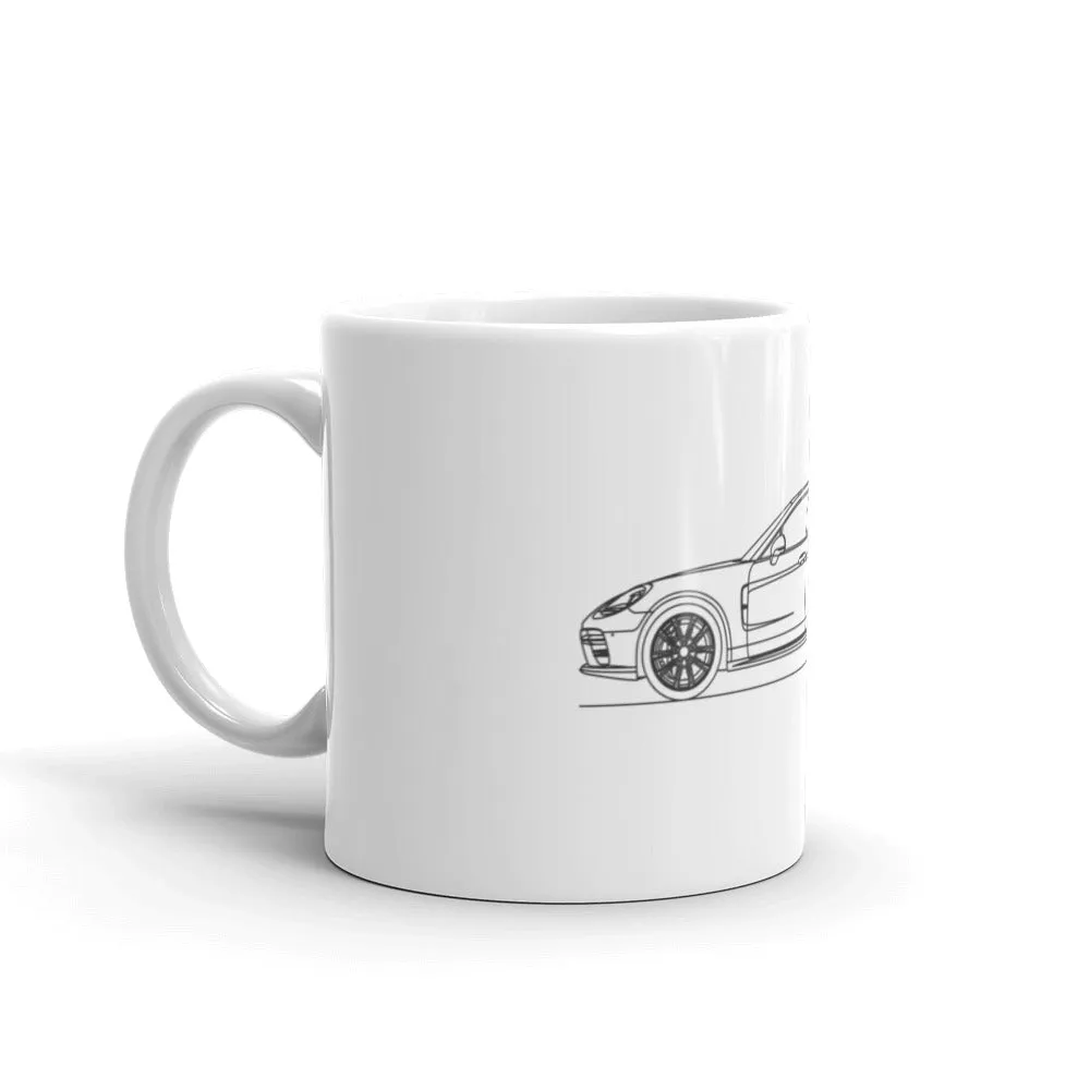 Porsche Panamera 971 Turbo S E-Hybrid Executive Outline Mug