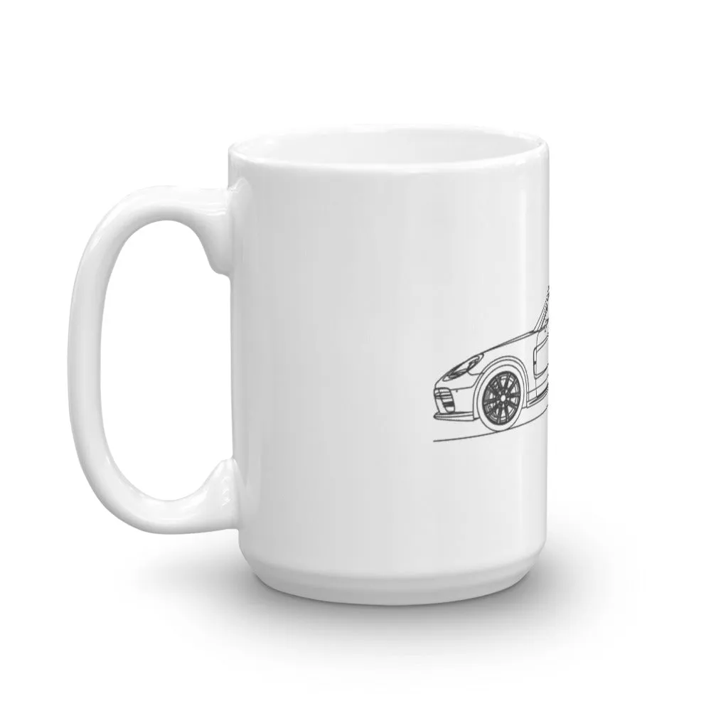 Porsche Panamera 971 Turbo S E-Hybrid Executive Outline Mug