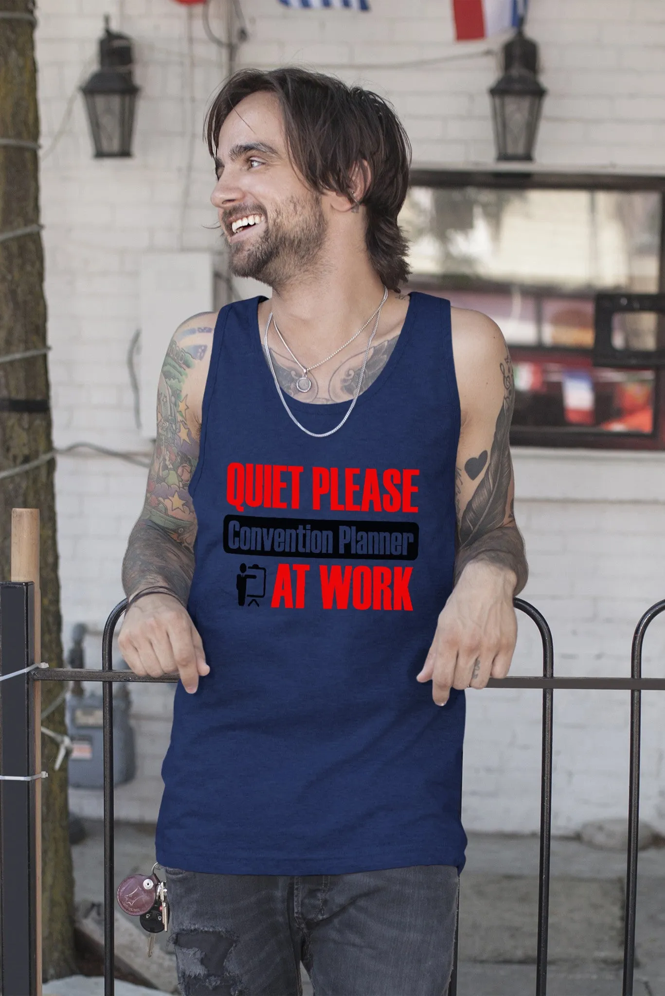 Quiet Please Convention Planner at Work (Men)