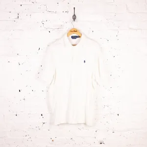Ralph Lauren Polo Short Sleeve Polo Shirt - White - XL