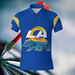 Ranches 3D Zipper Polo Shirt