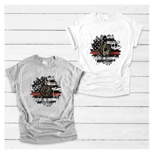 Red line sunflower- T SHIRT