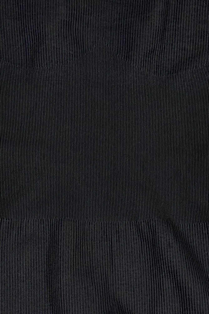 Ribbed Strappy Nylon Jumpsuit