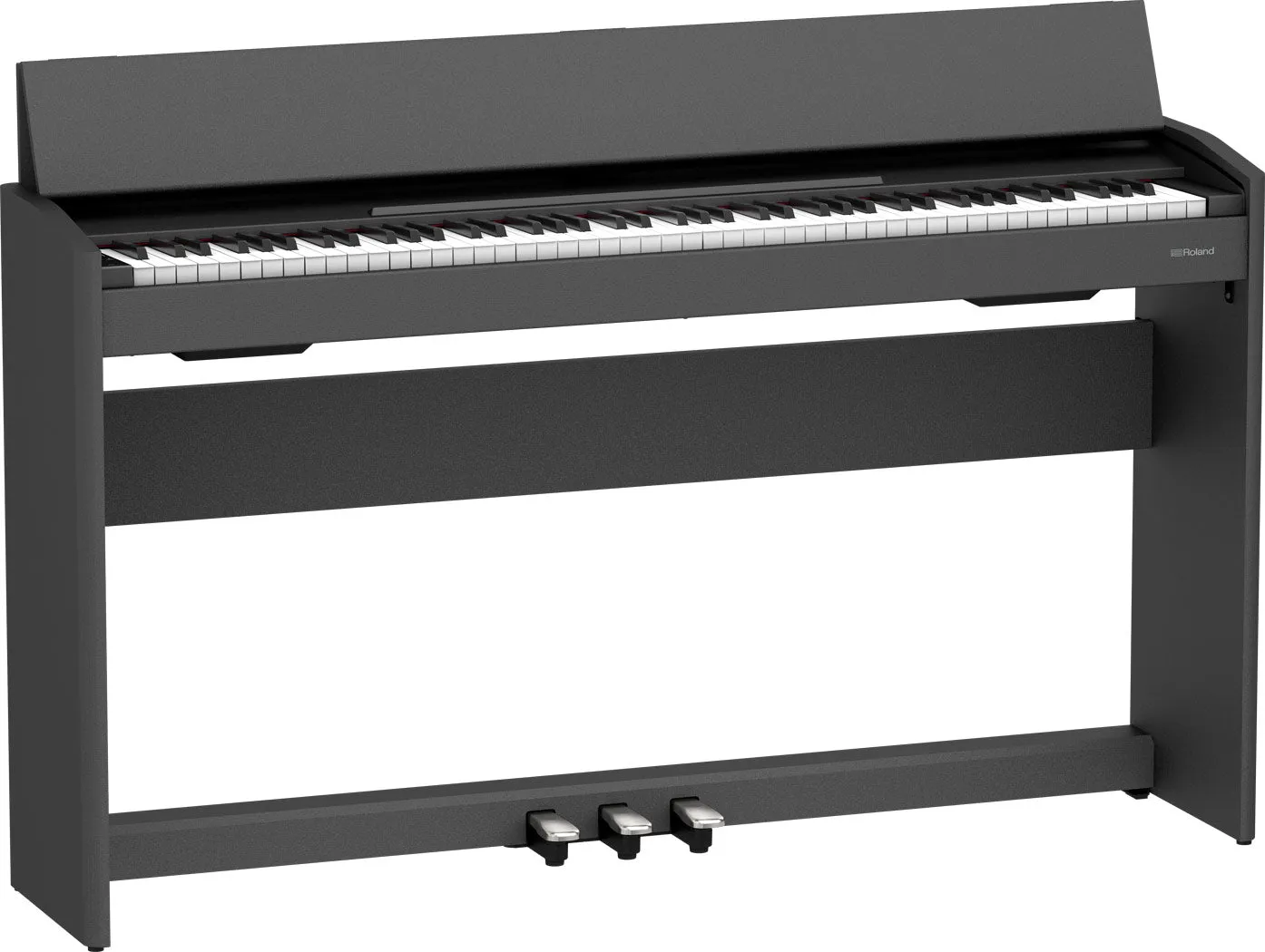 Roland F107-BK Slim Digital Piano Black Bundle