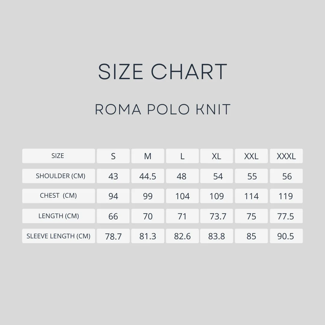 Roma Polo Knit - White