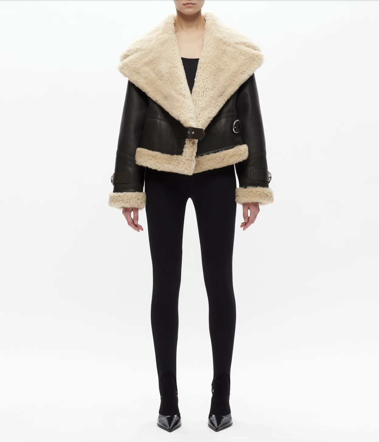 Shoreditch Ski Club Daia Shearling Jacket