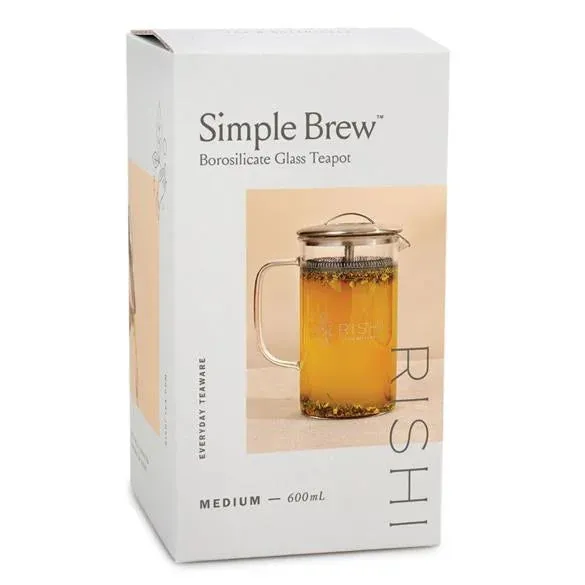 Simple Brew | Medium Glass Teapot | Rishi