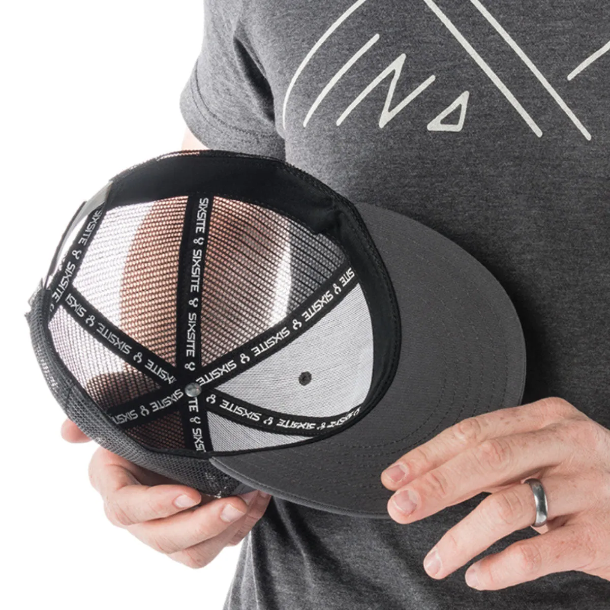 SIXSITE Badge Flat Bill Cap