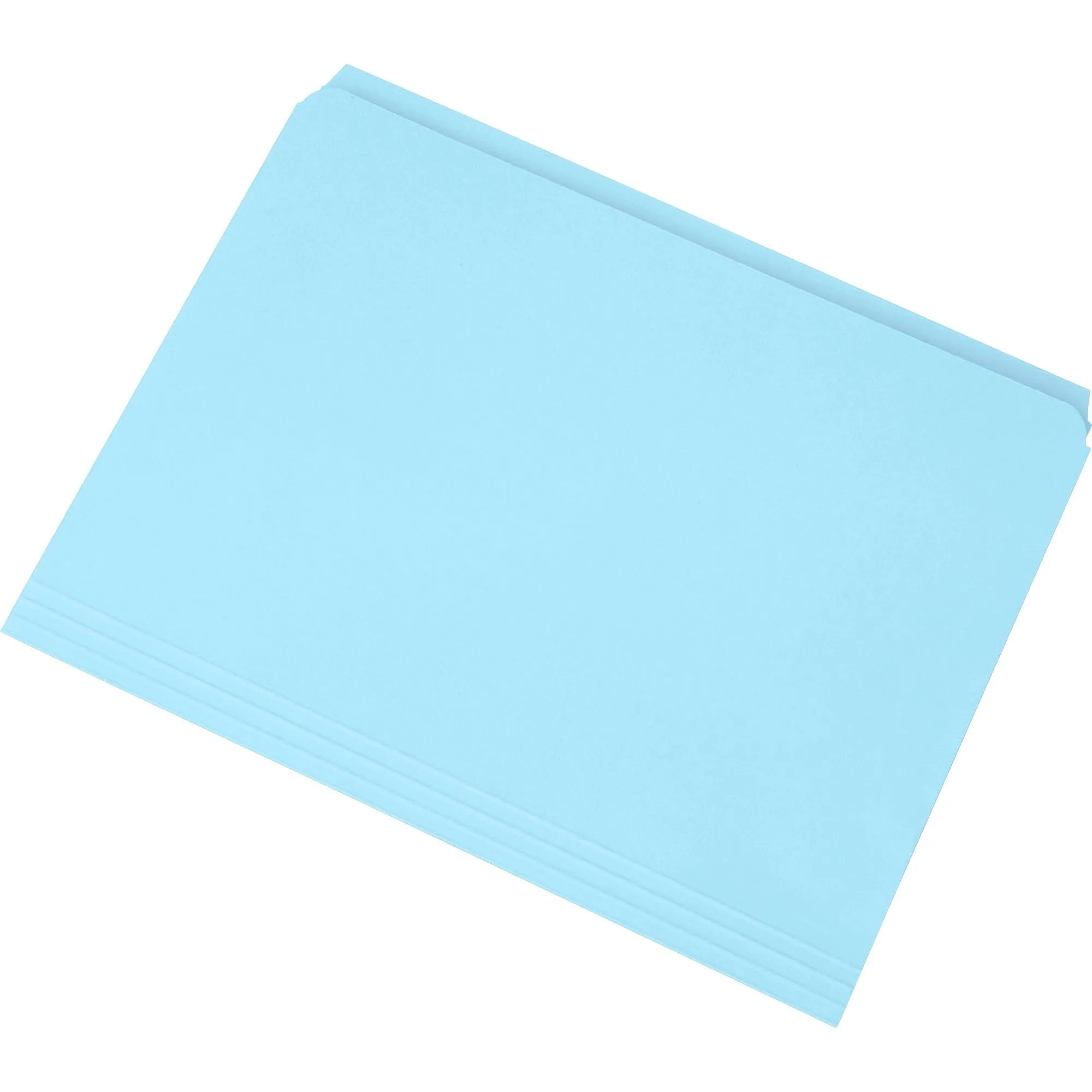 SKILCRAFT Straight Cut Scored Bottom File Folders