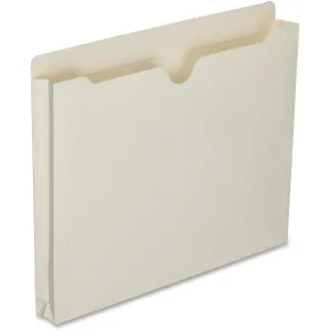 SKILCRAFT Straight Tab Cut Letter Recycled File Jacket