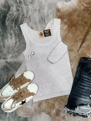 Sleet full length washed tank top