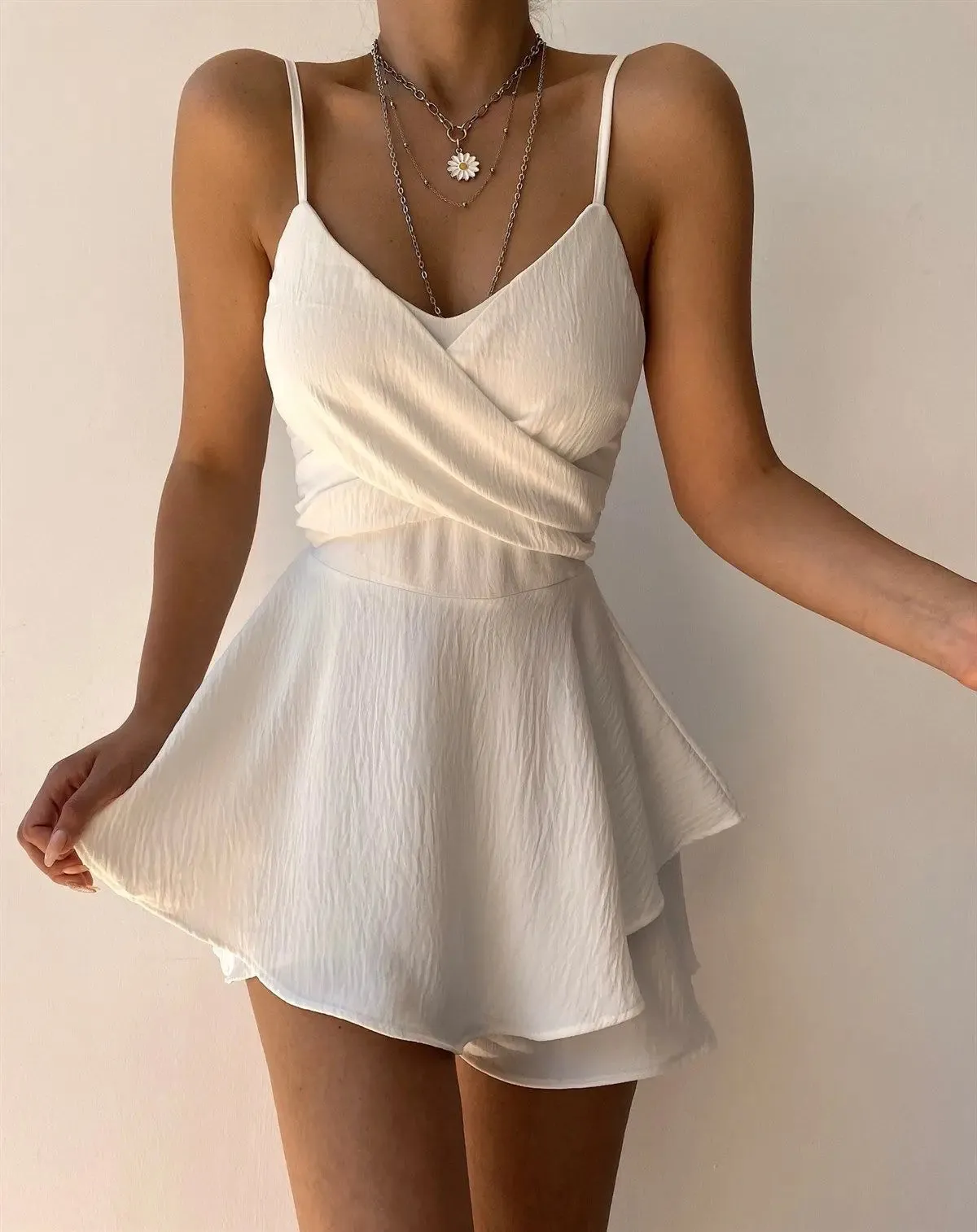 Slim Suspender Strap Sexy Jumpsuit