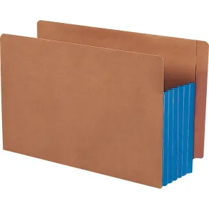Smead Extra Wide 5-1/4" Redrope End Tab Pockets